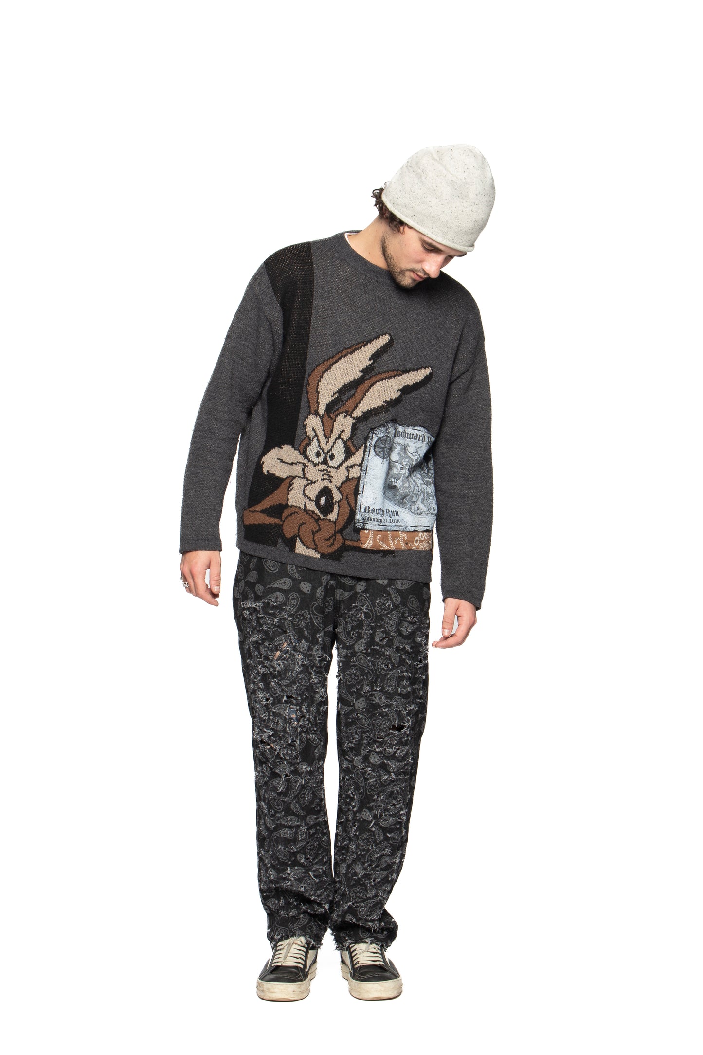 PIÈCE N/3 PULL LOONEY TUNES BIPBIP X COYOT